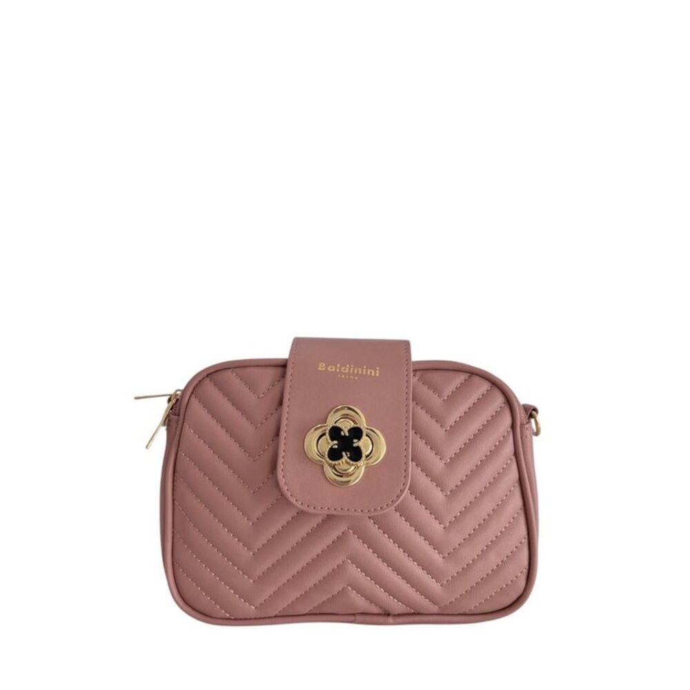 Baldinini Trend Pink PU Women Crossbody Women's Bag